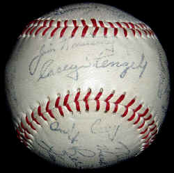 1955 New York Yankees Souvenir Baseball
