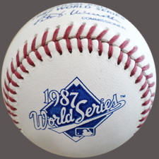1987  Peter Ueberroth Official World Series Baseball