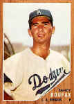 1962 Topps Sandy Koufax card 5