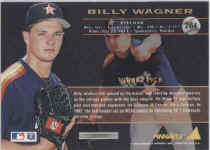 Back of 1994 Pinnacle Card number 264 Billy Wagner RC
