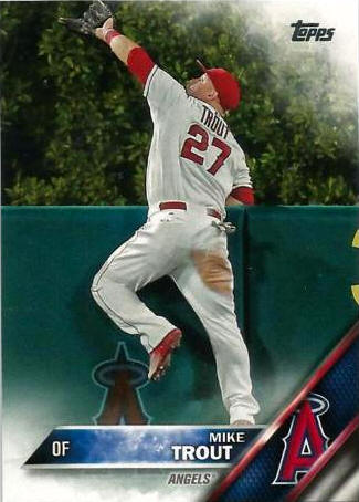 2016 Topps Checklist Card 1 Mike Trout