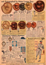 1930 Montgomery Ward Catalog sporting goods page