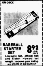 Elston Howard's On - Deck Bat Weight