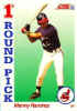 Back of 1992 ScoreCard number 800 Manny Ramirez RC