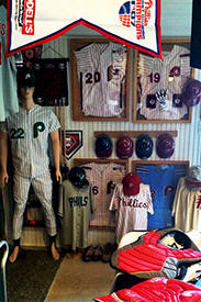 Baseball Memorabilia Display