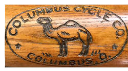 Columbus Cycle Co. Baseball Bat Camel