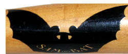 SAM BAT Baseball Bat Fliyng Bat Logo