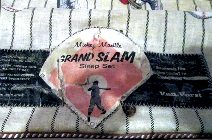 Grand Slam Mickey Mantle endorsed Mattress