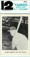 1961 New York Yankees Picture Pack sealed Mickey Mantle