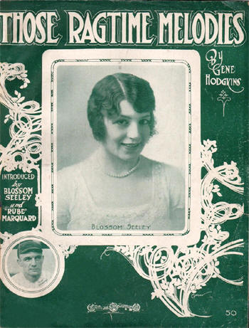 1912 "Those Ragtime Melodies" New York Giants Rube Marquard Sheet Music