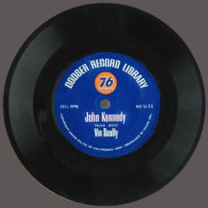 1966 Union 76 Oil Los Angeles Dodgers Record John Kennedy