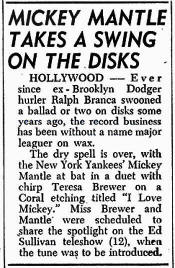 I love Mickey debut on the Ed Sullivan Show