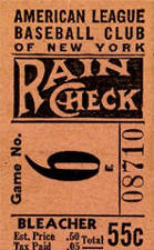 1930-1939 Bleacher Stub Header