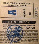 1978 Yankees General Admission Game No. A
