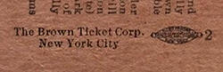 The Brown Ticket Corp. New York city